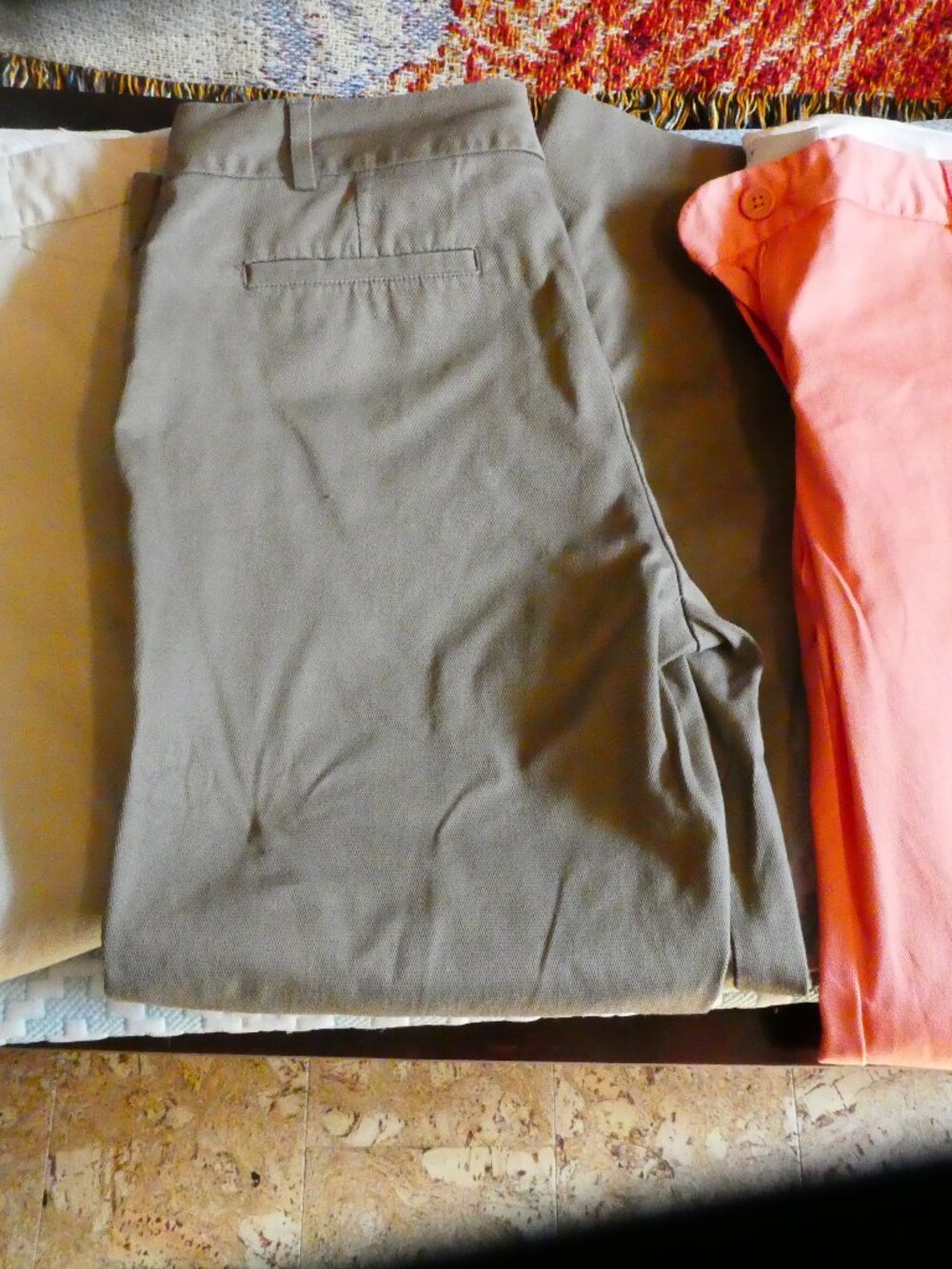Van Heusen Stretch Chino Pants Bundle (3 Pairs)